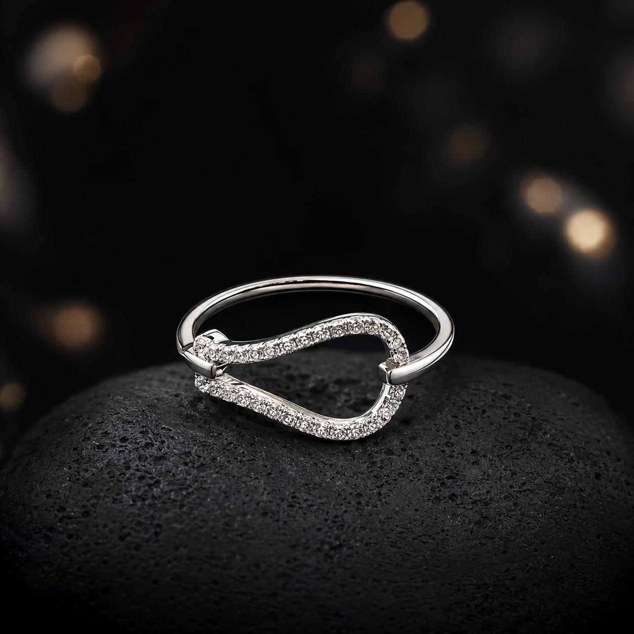 Infinity Wave 925 Silver Ring