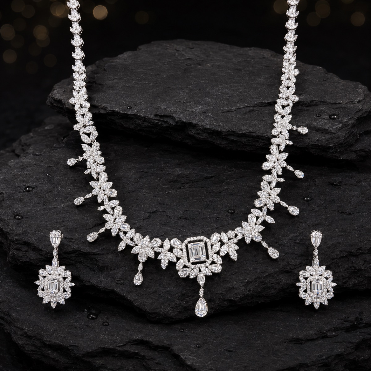 Celestial Bloom Necklace Set